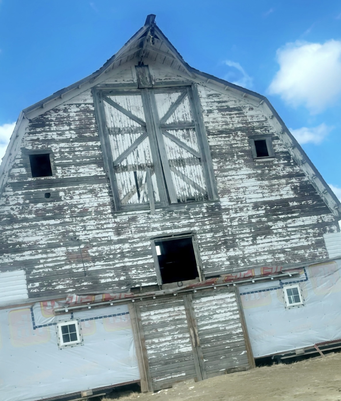Older barn exterior before Red Diamond renovation