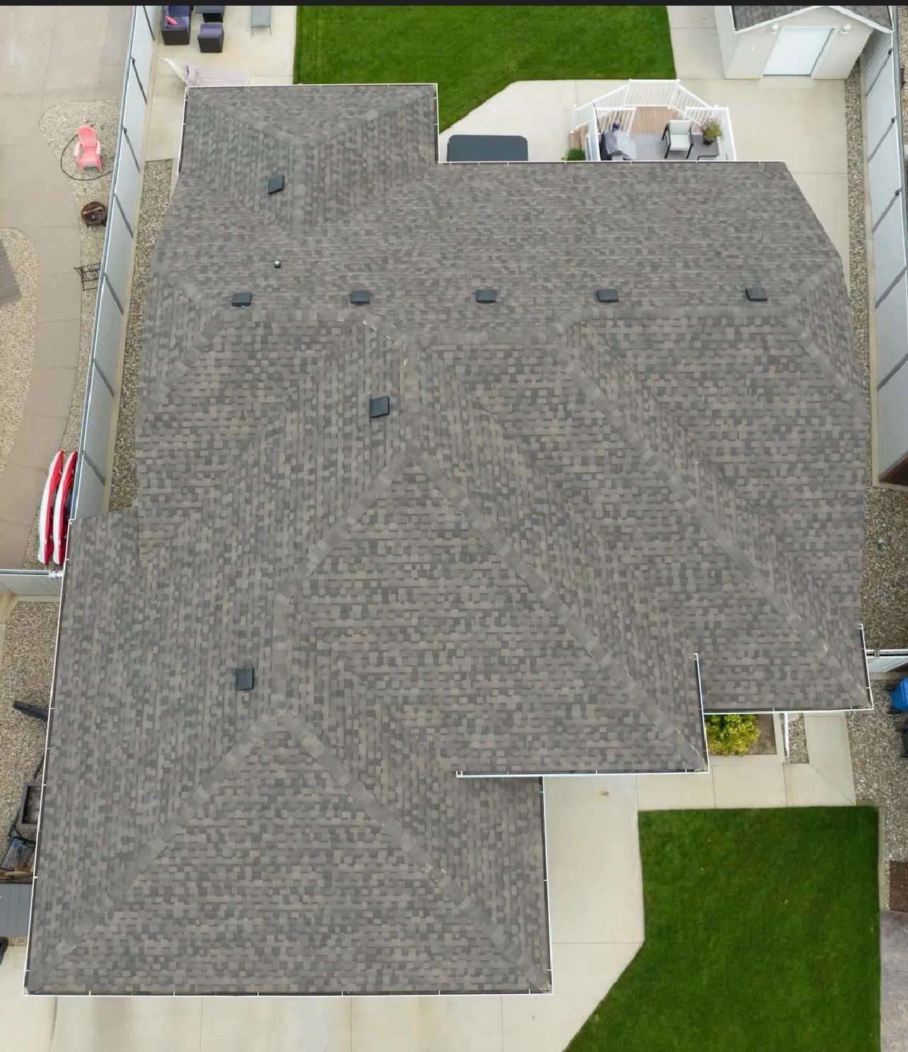 Roofing project by Red Diamond